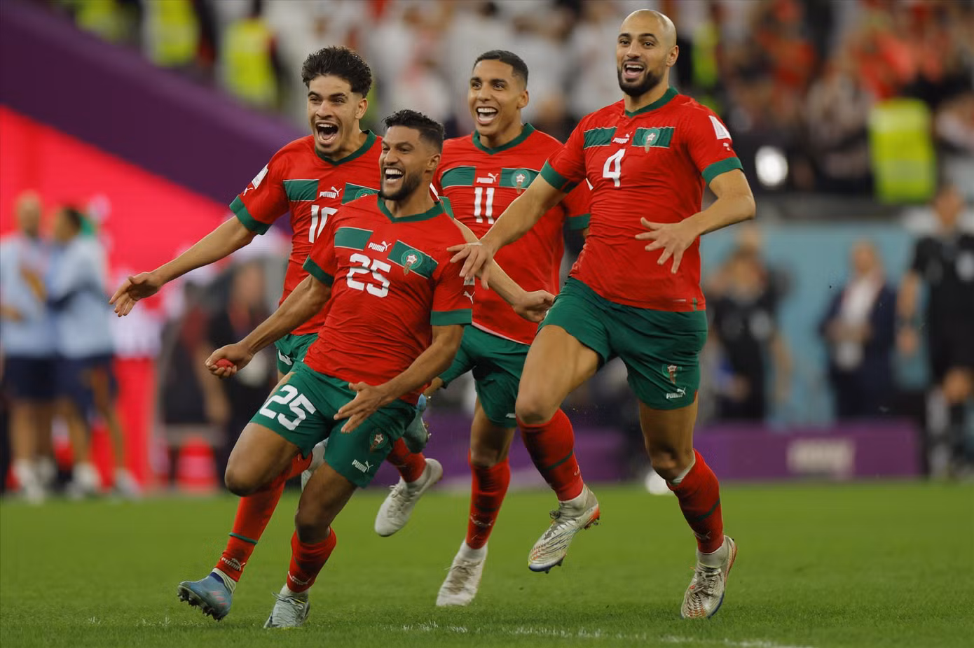 ĐT Morocco đã gây tiếng vang tại World Cup 2022