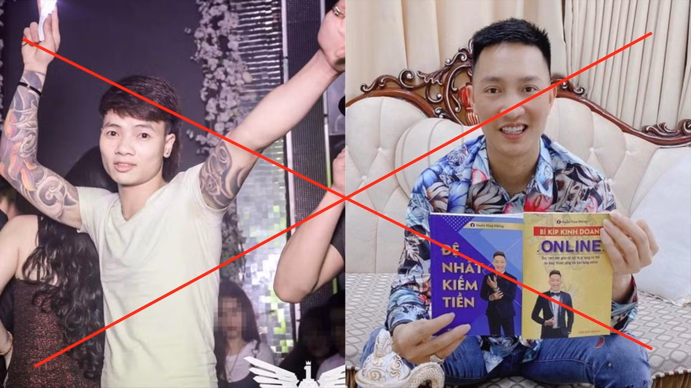 Khá Bảnh (trái), Huấn Hoa Hồng có nhiều video phản cảm
