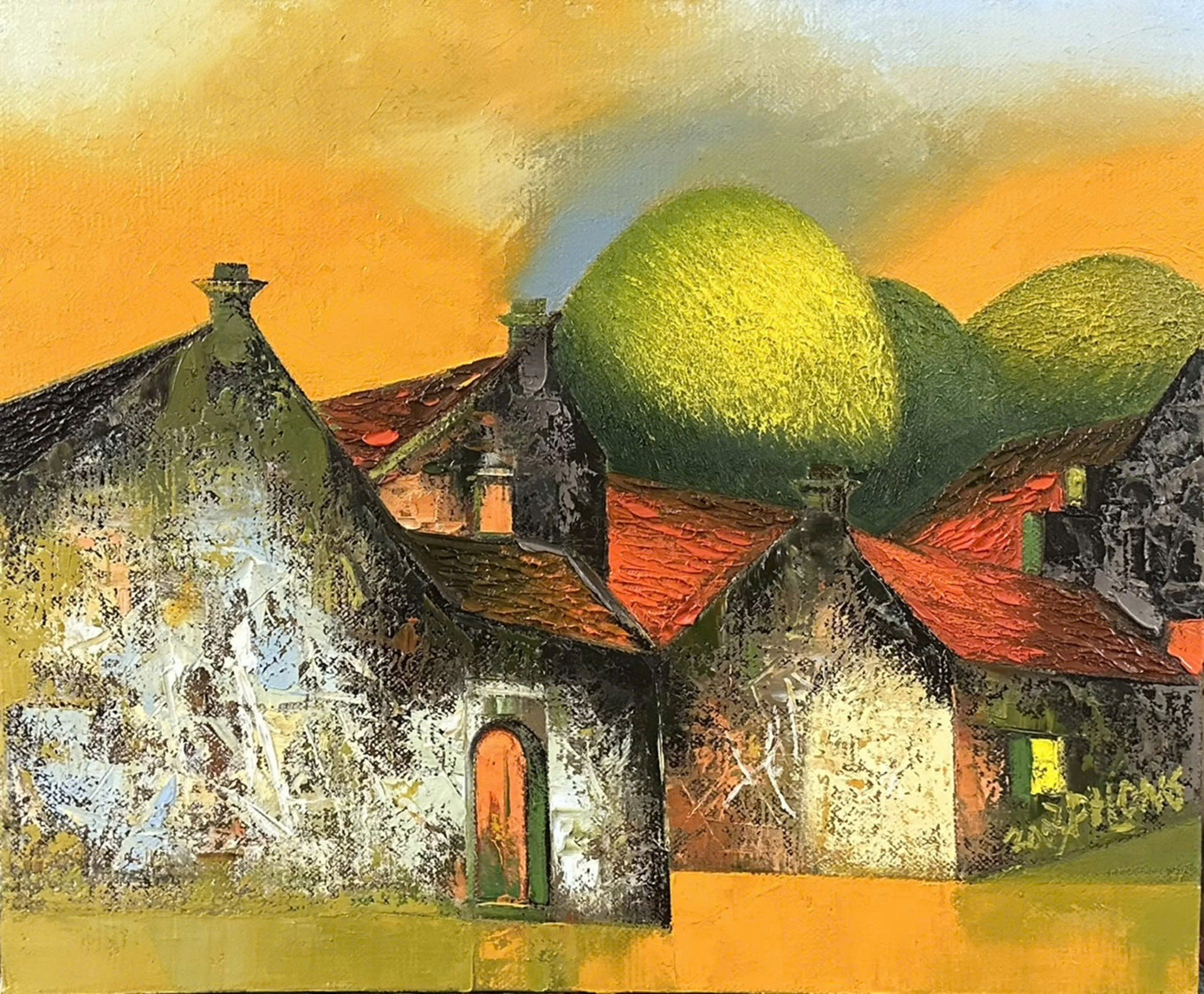 Chiều vàng của họa sĩ Đào Hải Phong