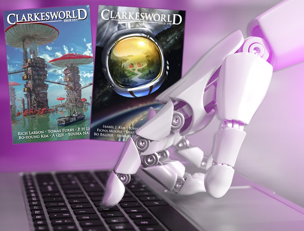 Tạp chí Clarkesworld gần đây đã ngừng nhận bài viết gửi online sau khi phần lớn các tác phẩm được tạo bằng ChatGPT và các phần mềm tương tự Tạp chí Clarkesworld gần đây đã ngừng nhận bài viết gửi online sau khi phần lớn các tác phẩm được tạo bằng ChatGPT và các phần mềm tương tự