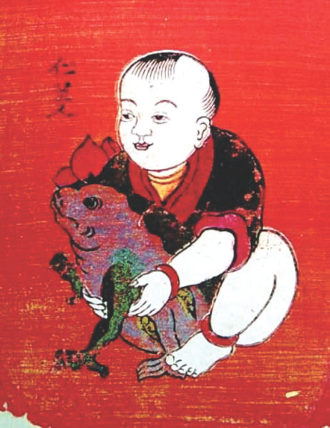 Tranh Tết làng Kim Hoàng; Tranh Nghê Ảnh: Tư liệu; Tranh gà (từ trên xuống dưới, từ trái sang phải) Tranh Tết làng Kim Hoàng; Tranh Nghê Ảnh: Tư liệu; Tranh gà (từ trên xuống dưới, từ trái sang phải)