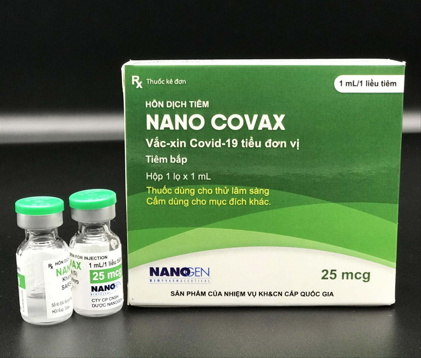 Vắc-xin Nano Covax chưa được cấp phép lưu hành. Ảnh: Long Phạm Vắc-xin Nano Covax chưa được cấp phép lưu hành. Ảnh: Long Phạm