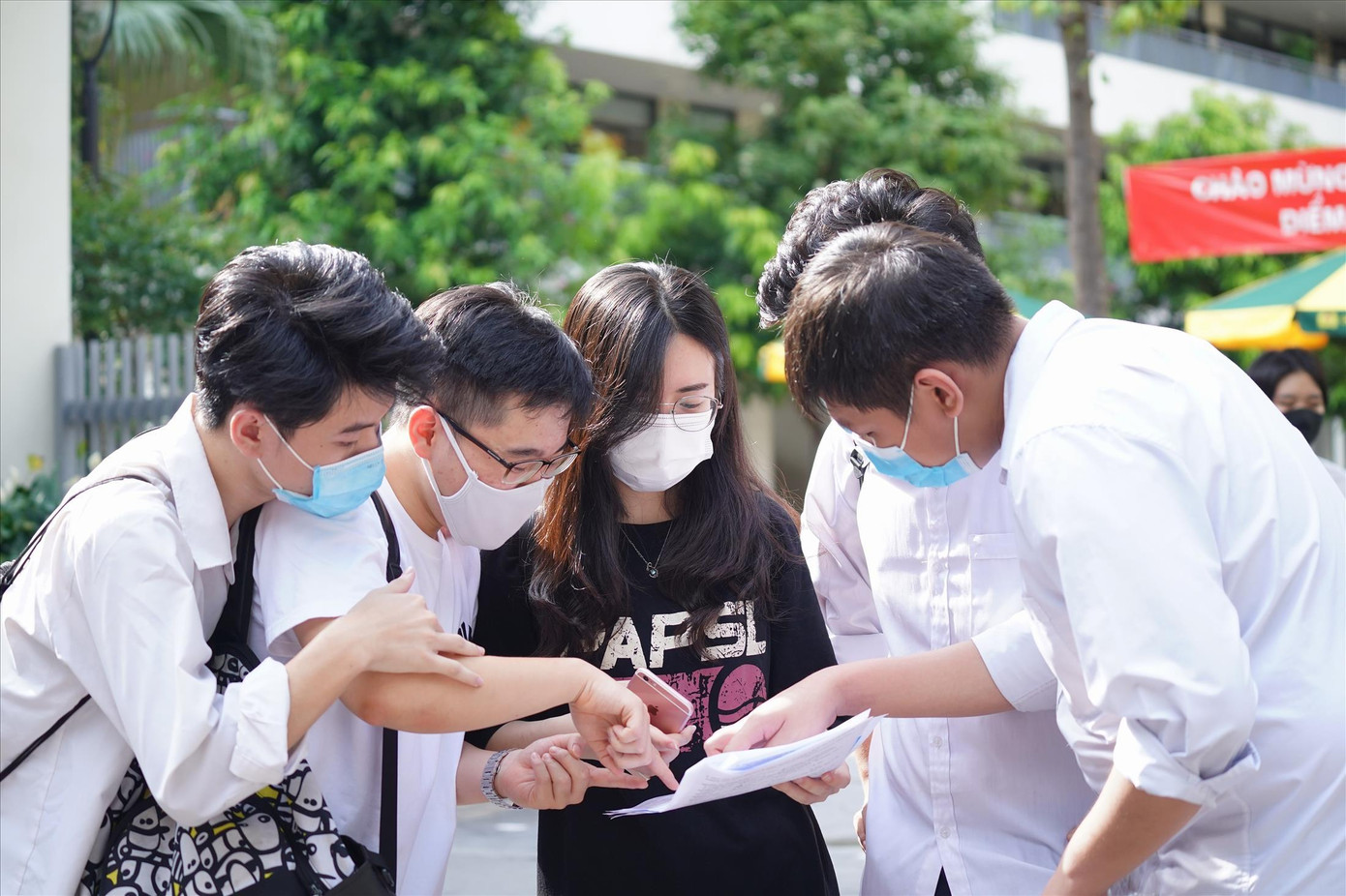 Thí sinh dự thi tốt nghiệp THPT 2021 Ảnh: Như Ý