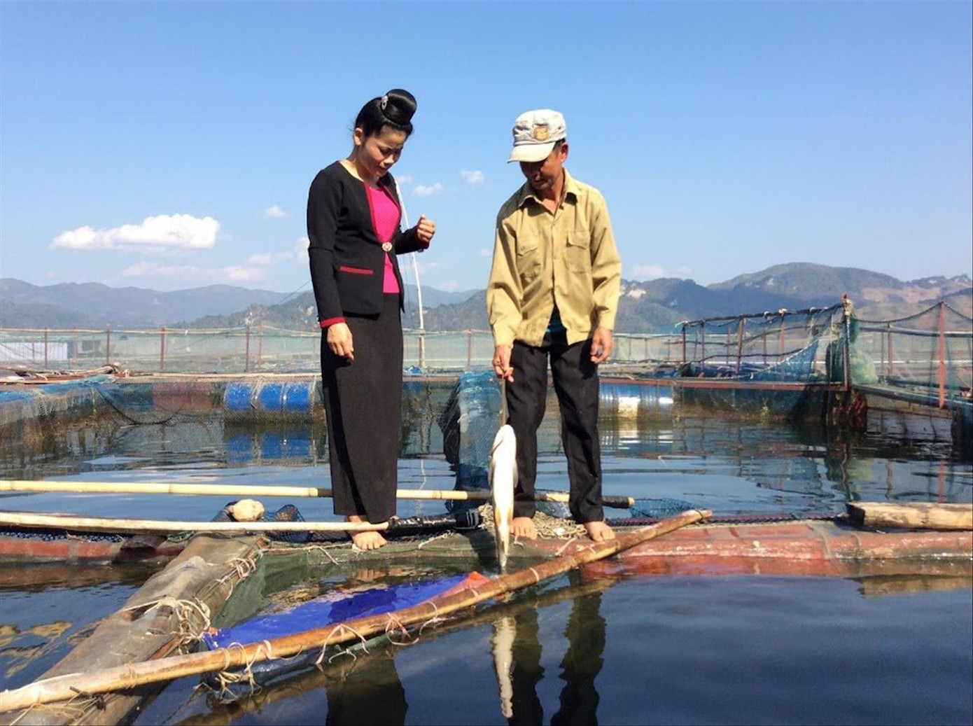 Doanh nghiệp nuôi trồng thủy sản ở Sơn La có nhu cầu vay vốn ưu đãi để mở rộng sản xuất. Ảnh: Quỳnh Nga