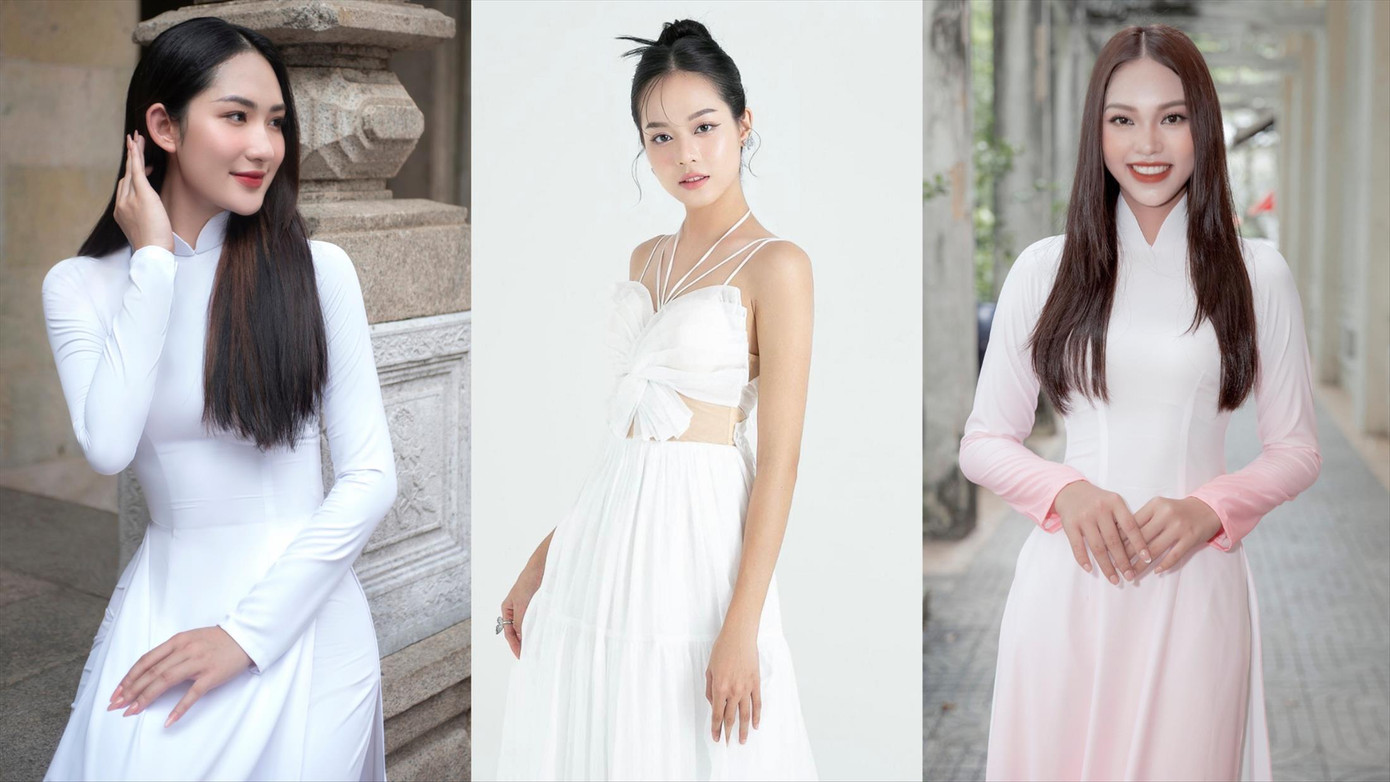 Nhóm thí sinh Nguyễn Lê Nhật Quỳnh, Huỳnh Thị Thanh Thủy, Nguyễn Thảo Liên (từ trái qua) Nhóm thí sinh Nguyễn Lê Nhật Quỳnh, Huỳnh Thị Thanh Thủy, Nguyễn Thảo Liên (từ trái qua)