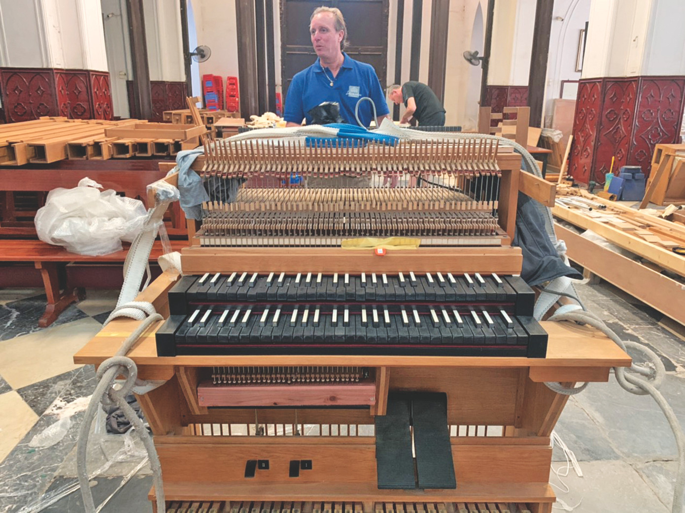 Ông Guido Schumacher – Giám đốc công ty sản xuất đàn. Ảnh: T.L