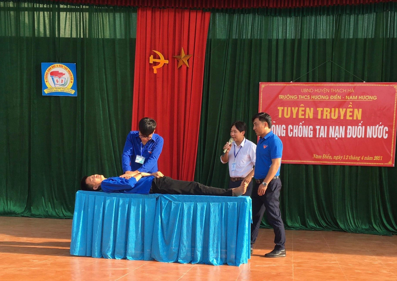 Các trường học ở Hà Tĩnh đang đẩy mạnh tuyên truyền phòng chống tai nạn đuối nước