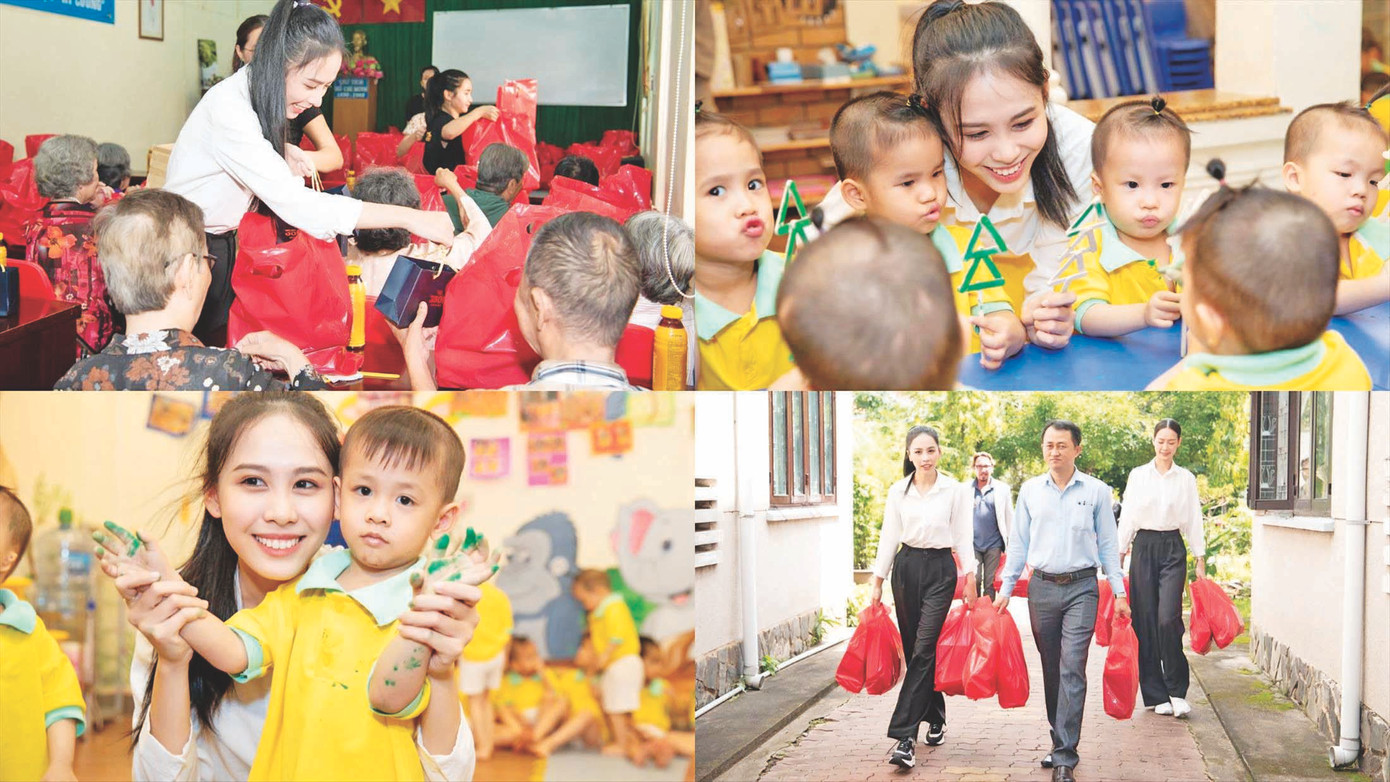Người đẹp tích cực thực hiện các hoạt động xã hội, thiện nguyện Người đẹp tích cực thực hiện các hoạt động xã hội, thiện nguyện
