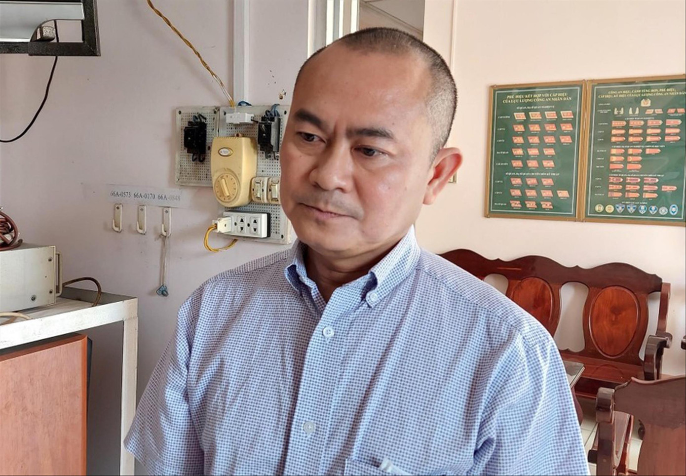 Ông Trần Lập Nghĩa lúc bị khởi tố, bắt tạm giam Ông Trần Lập Nghĩa lúc bị khởi tố, bắt tạm giam