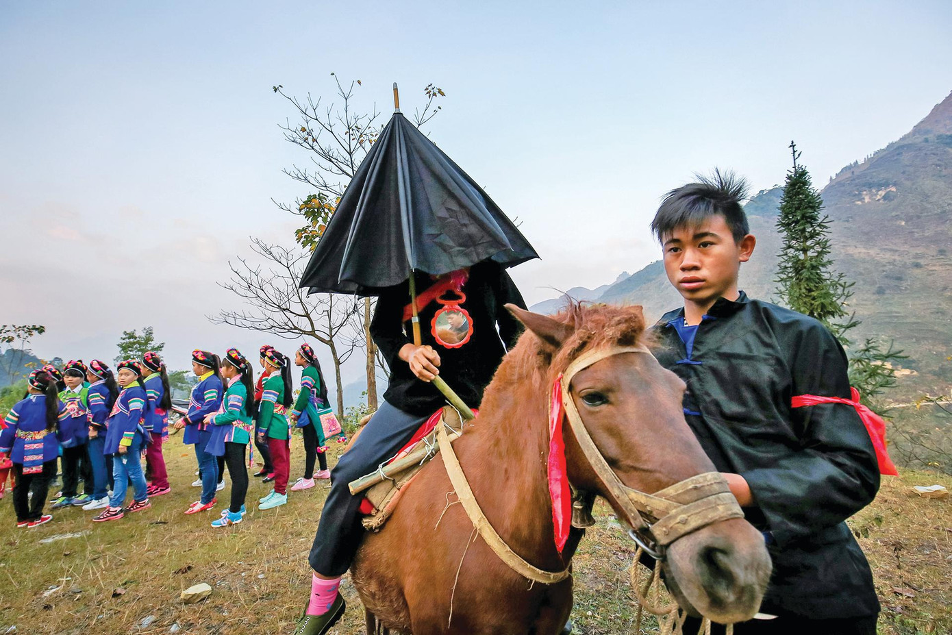 Đám cưới của người Phù Lá ở bản Pạc Tà xã Tả Gia Khâu, huyện Mường Khương, tỉnh Lào Cai. Ảnh: Thành Thế Vinh