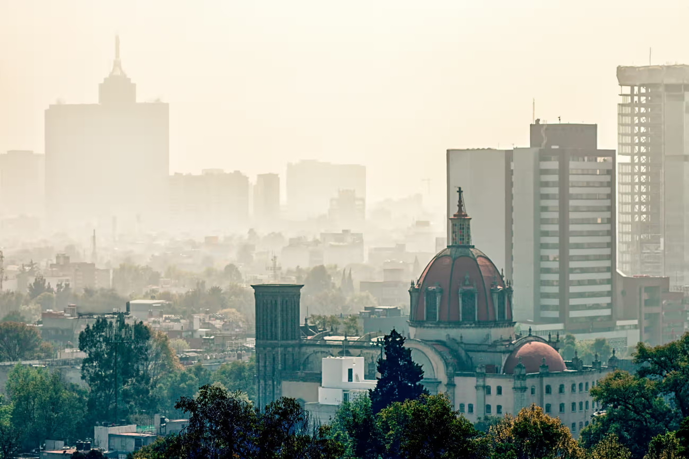 Khói bụi ở Mexico City, Mexico Khói bụi ở Mexico City, Mexico