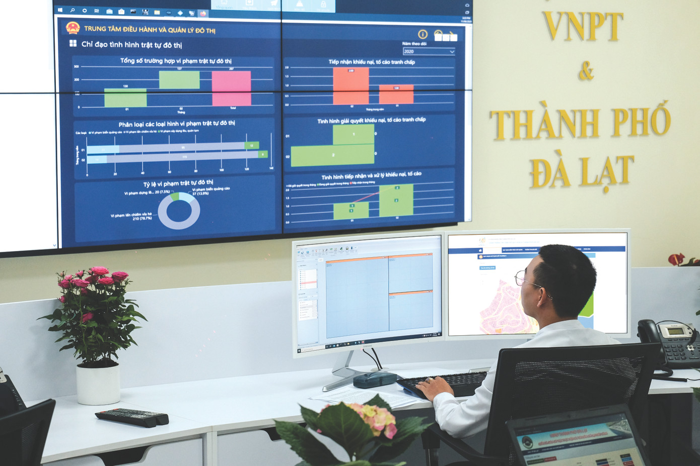 Đà Lạt - một trong những địa phương đầu tiên triển khai Trung tâm Điều hành Thông minh