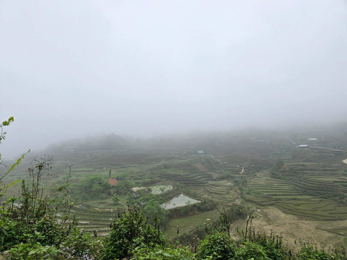 Bản Giàng đã có nhiều mái nhà kiên cố, có đường điện…