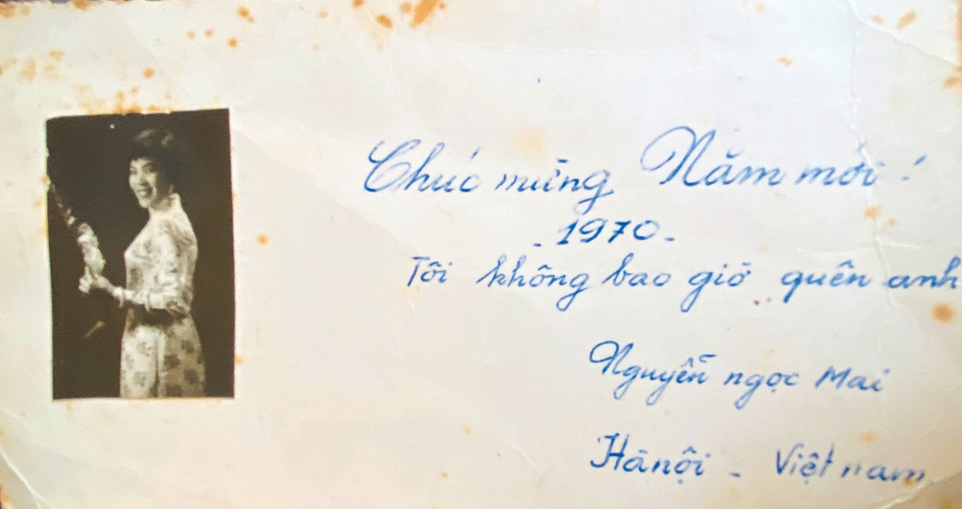 Bức bưu thiếp cô Mai gửi chúJose Alberty Bức bưu thiếp cô Mai gửi chúJose Alberty