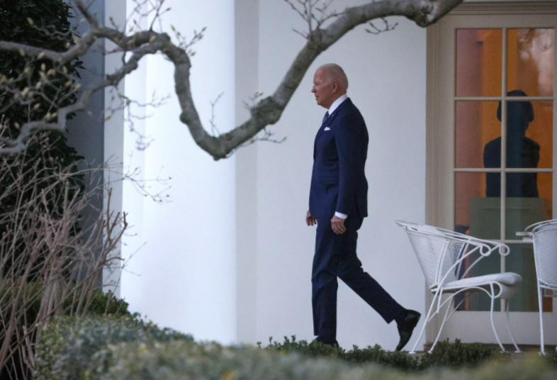 Tổng thống Mỹ Joe Biden ngày 8/3 tuyên bố cấm nhập dầu Nga. Ảnh: Reuters