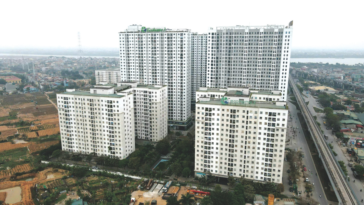 Dự án NƠXH tại quận Bắc Từ Liêm, Hà Nội với hơn 3.000 căn hộ Ảnh: Như Ý Dự án NƠXH tại quận Bắc Từ Liêm, Hà Nội với hơn 3.000 căn hộ Ảnh: Như Ý