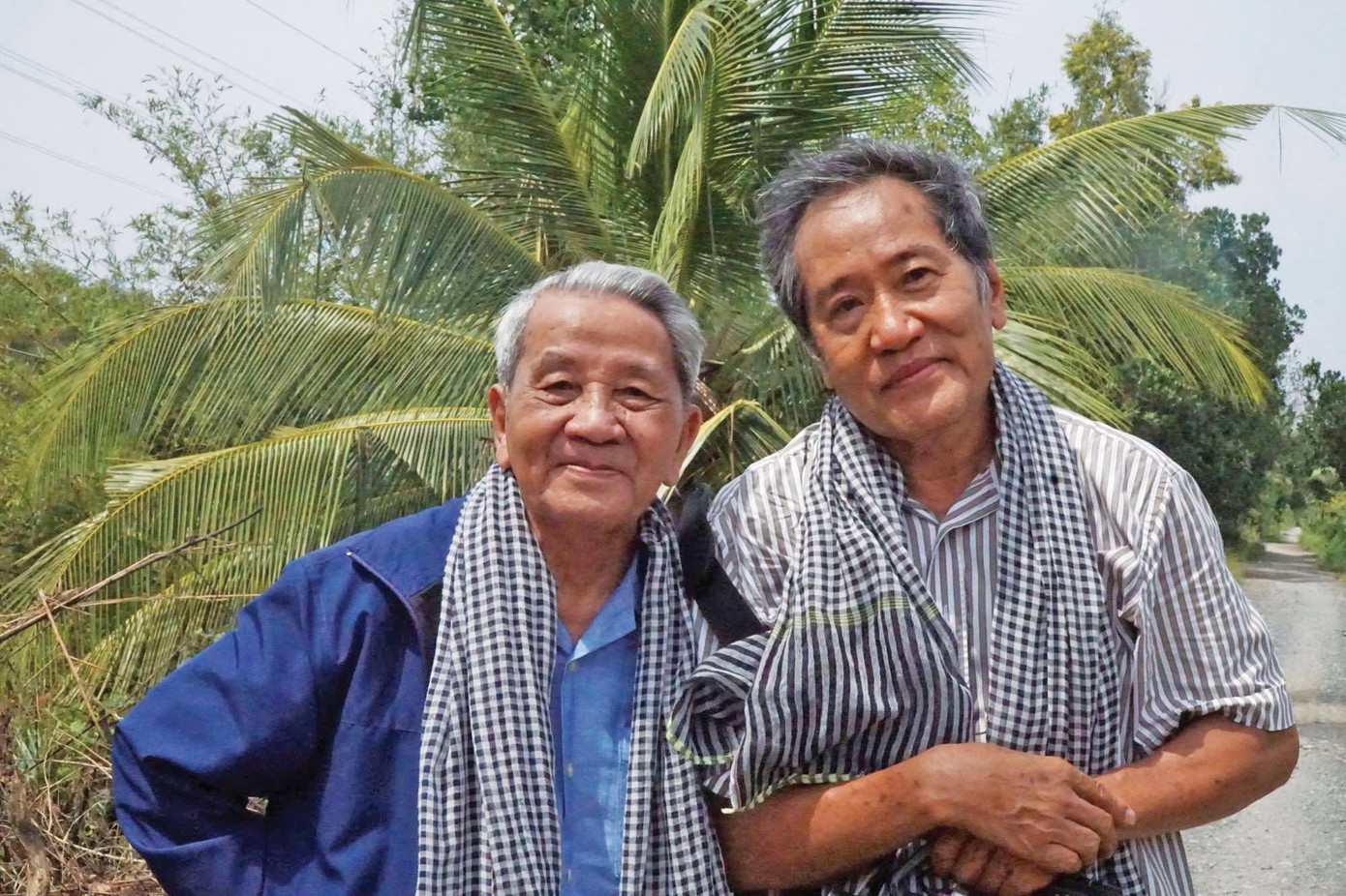 Nhà thơ Hoài Vũ và đạo diễn Nguyễn Hoàng