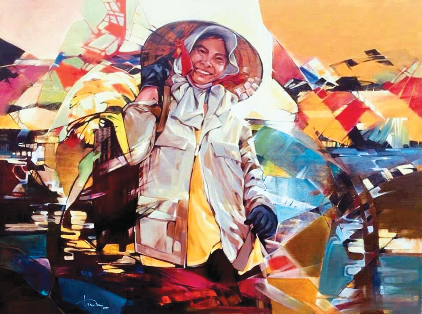 Bức “Nụ cười M’nông” giải B khu vực Nam Miền Trung và Tây Nguyên