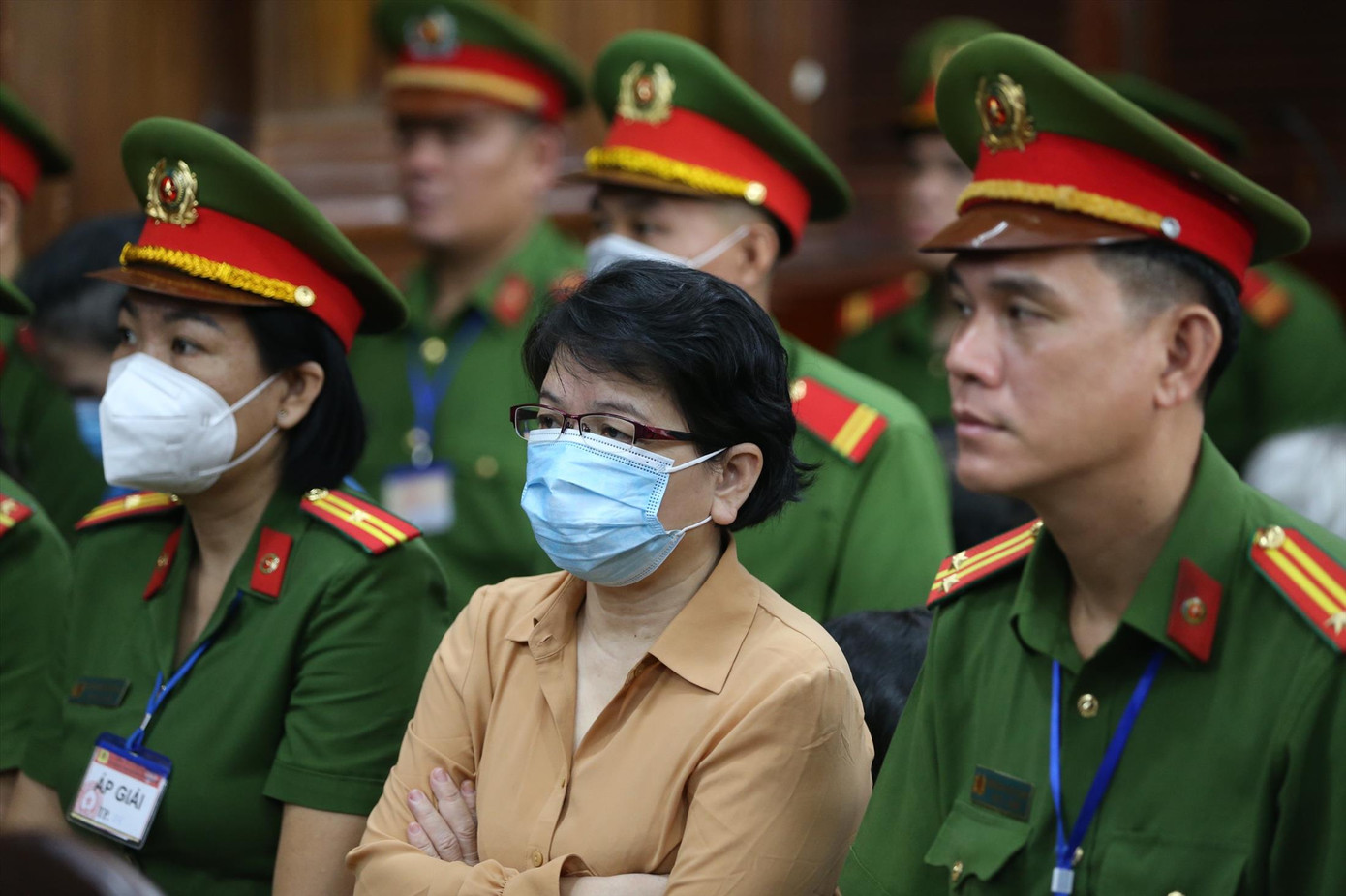 Bị cáo Đỗ Thị Nhàn, cựu Cục trưởng Cục II, Cơ quan thanh tra giám sát, Ngân hàng Nhà nước Ảnh: Duy Anh