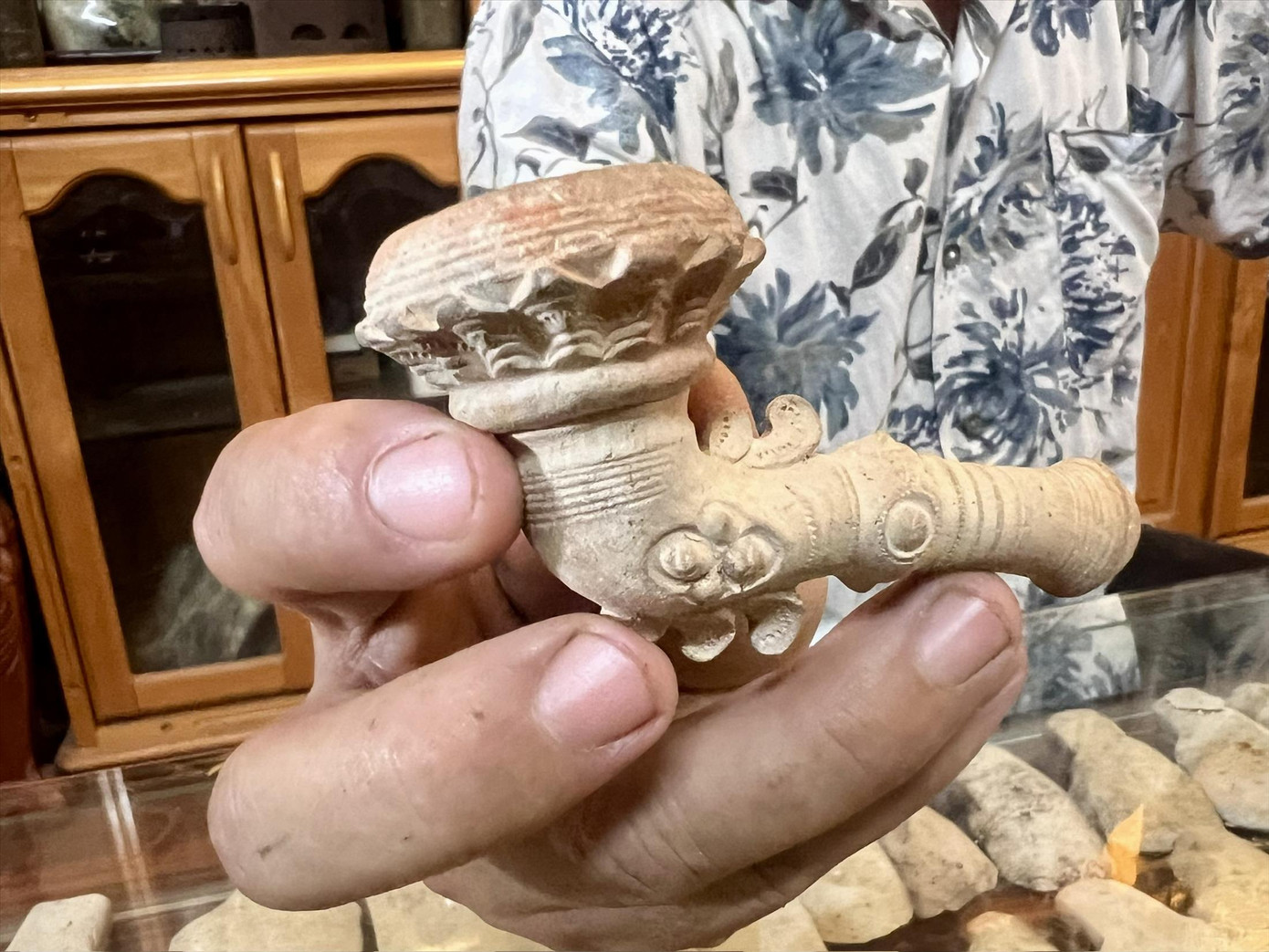 Tẩu thuốc của người Chăm.