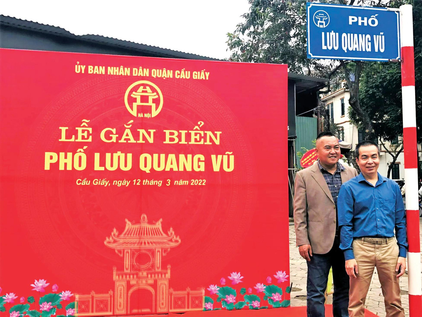 Lưu Minh Vũ (trái) và Lưu Tuấn Anh Lưu Minh Vũ (trái) và Lưu Tuấn Anh