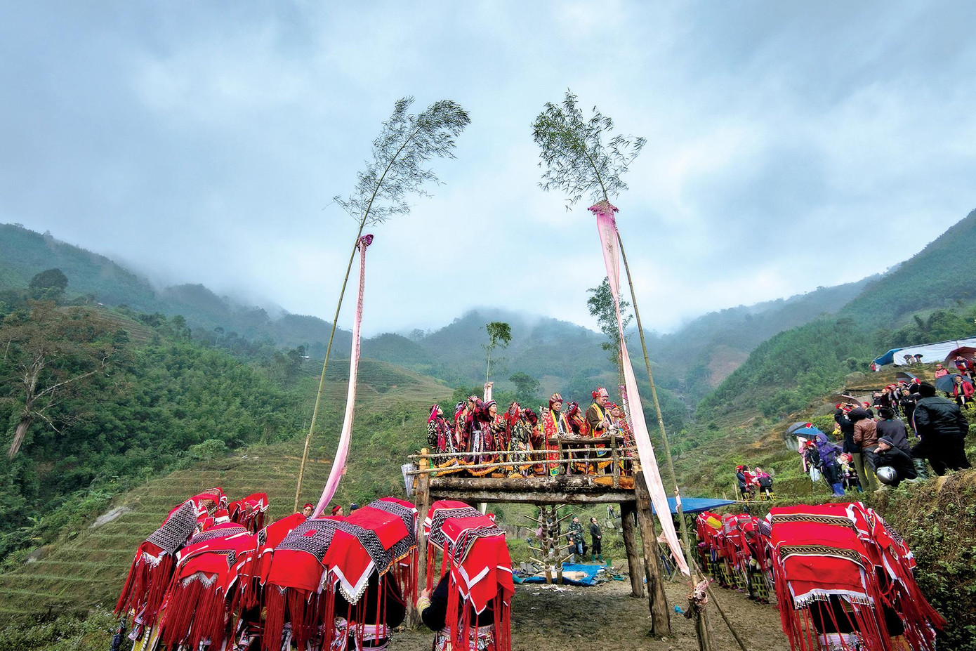 Đại lễ cấp sắc 12 đèn mùa xuân năm 2018. Ảnh: Thành Thế Vinh