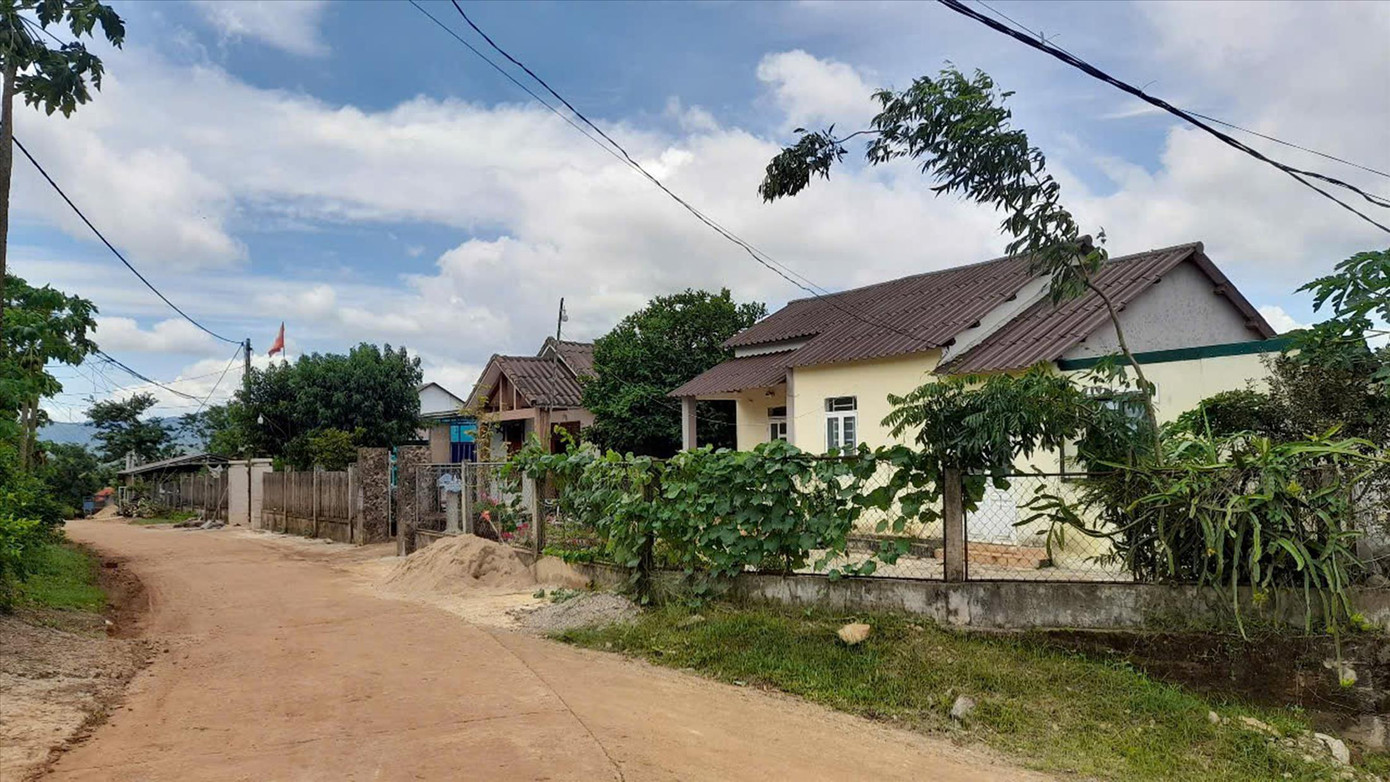 Một góc làng Đại Thủy - Tân Phú hôm nay. Ảnh: Phạm Xuân Dũng