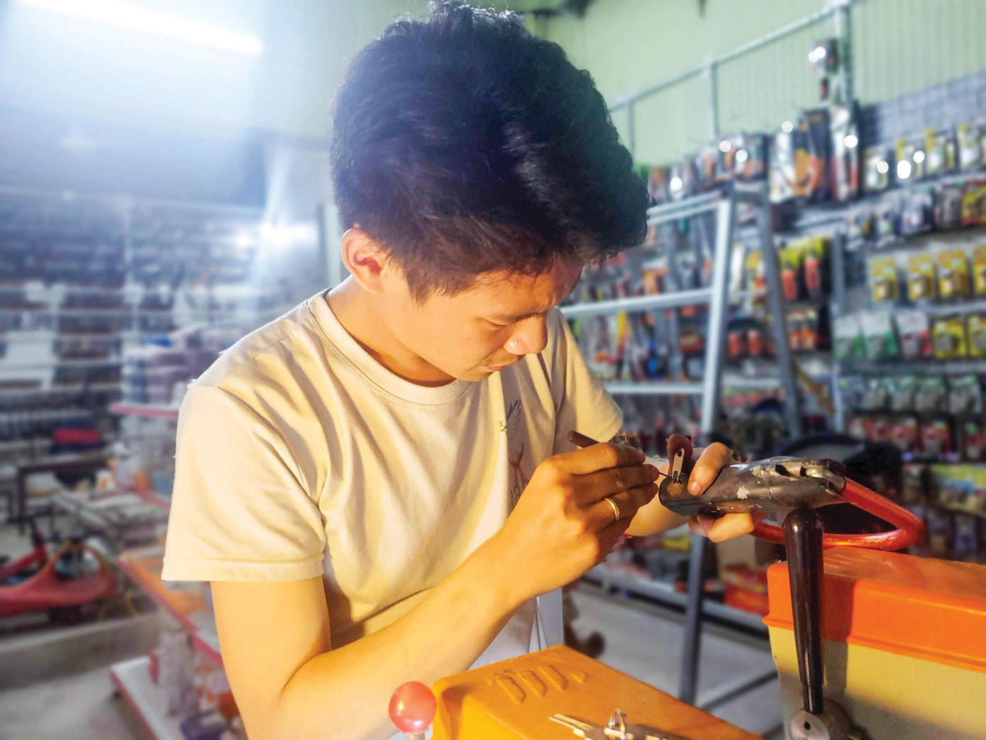 Kỳ Anh bán hàng qua Tiktok