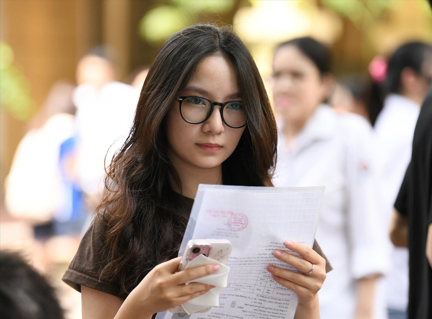 Thí sinh dự thi tốt nghiệp THPT năm 2024. Ảnh: NHƯ Ý