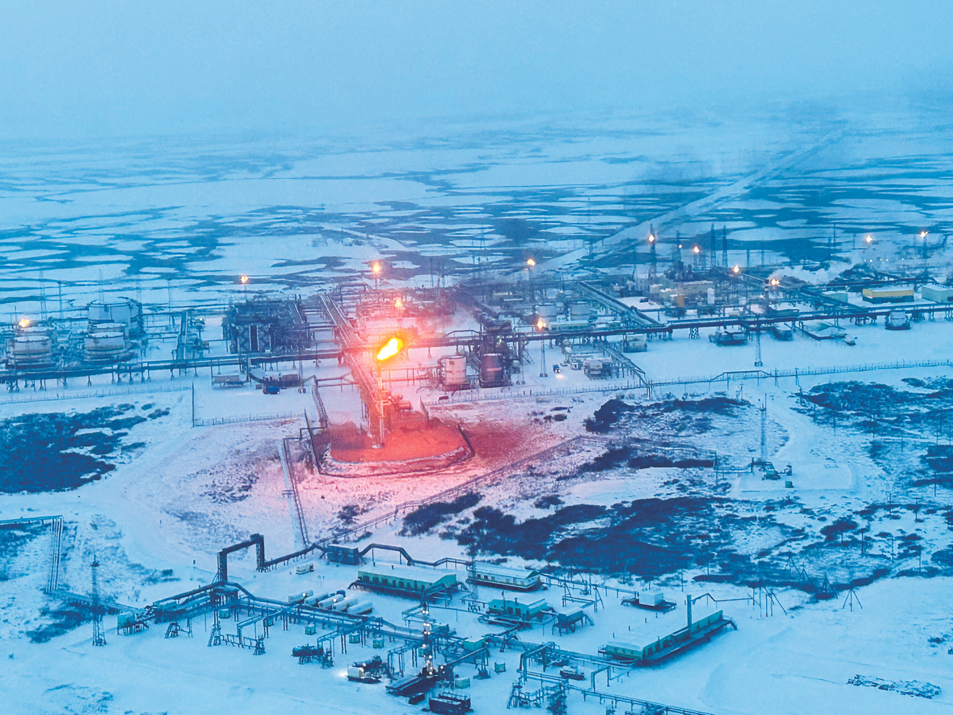 Toàn cảnh Khu xử lý Trung tâm Kho mỏ dầu Bắc Khosedai. Toàn cảnh Khu xử lý Trung tâm Kho mỏ dầu Bắc Khosedai.