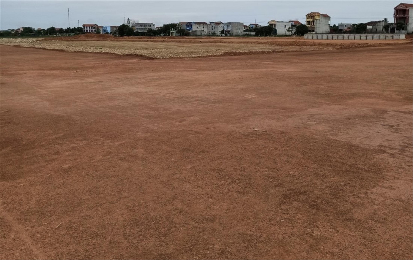 Một dự án phát triển quỹ đất gần hoàn thành nhưng không được thanh toán khối lượng