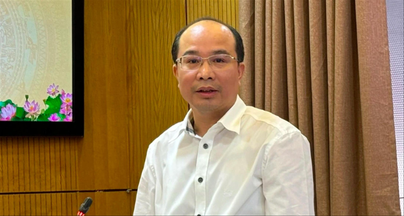 Ông Nguyễn Thắng Lợi, Phó Tổng cục trưởng Tổng cục Thi hành án dân sự thông tin tại buổi họp báo Ông Nguyễn Thắng Lợi, Phó Tổng cục trưởng Tổng cục Thi hành án dân sự thông tin tại buổi họp báo