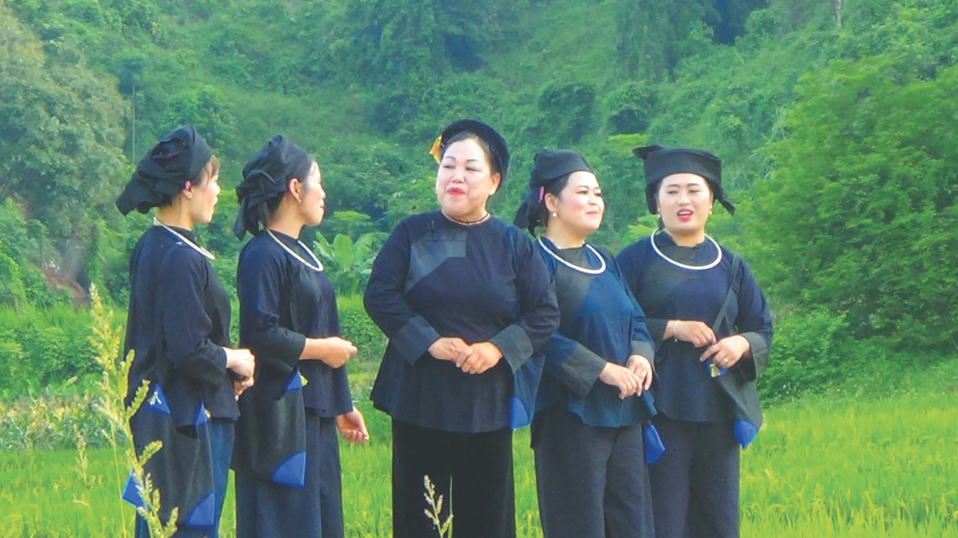 Người xứ Lạng đối đáp giao duyên say mê Ảnh: Hoàng Chiến