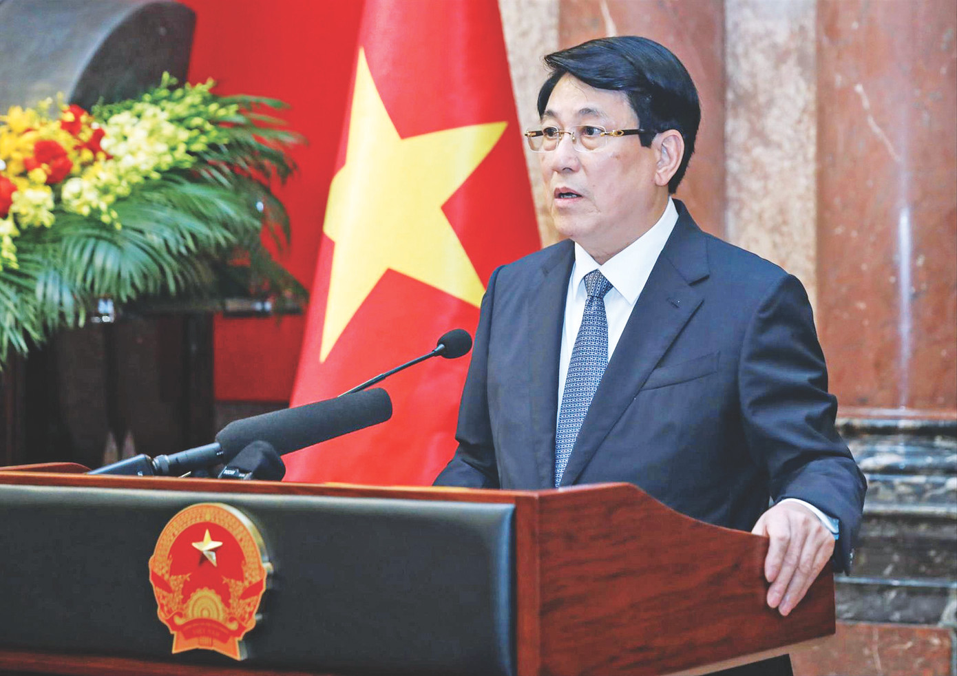 Chủ tịch nước Lương Cường. Ảnh: PV Chủ tịch nước Lương Cường. Ảnh: PV