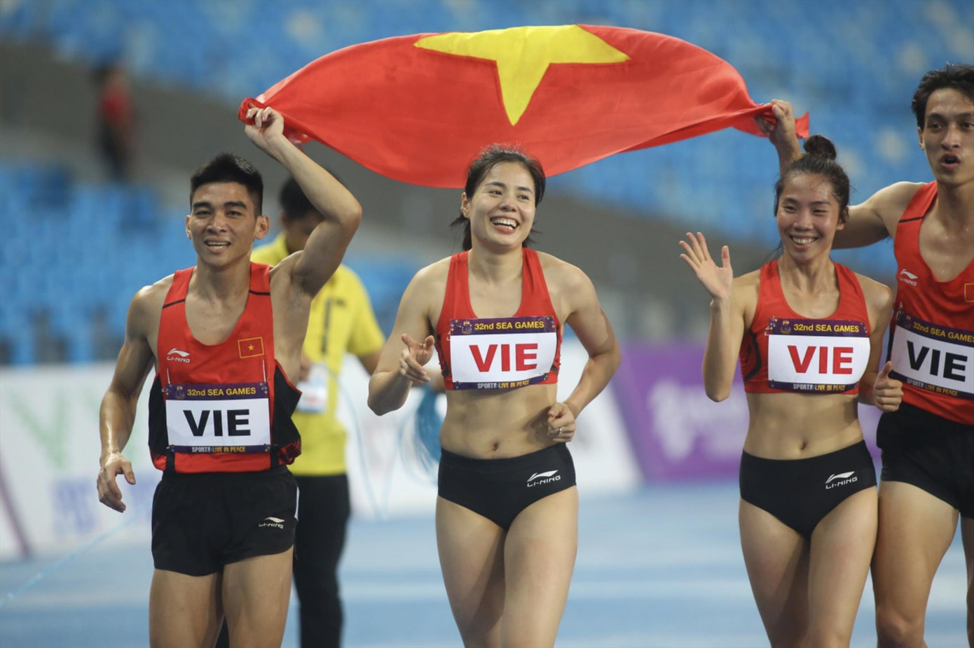 Điền kinh Việt Nam mất ngôi đầu trước Thái Lan ở SEA Games 32 sau 2 kỳ đại hội liên tiếp vững vị trí số 1 ảnh: Linh Hoàng