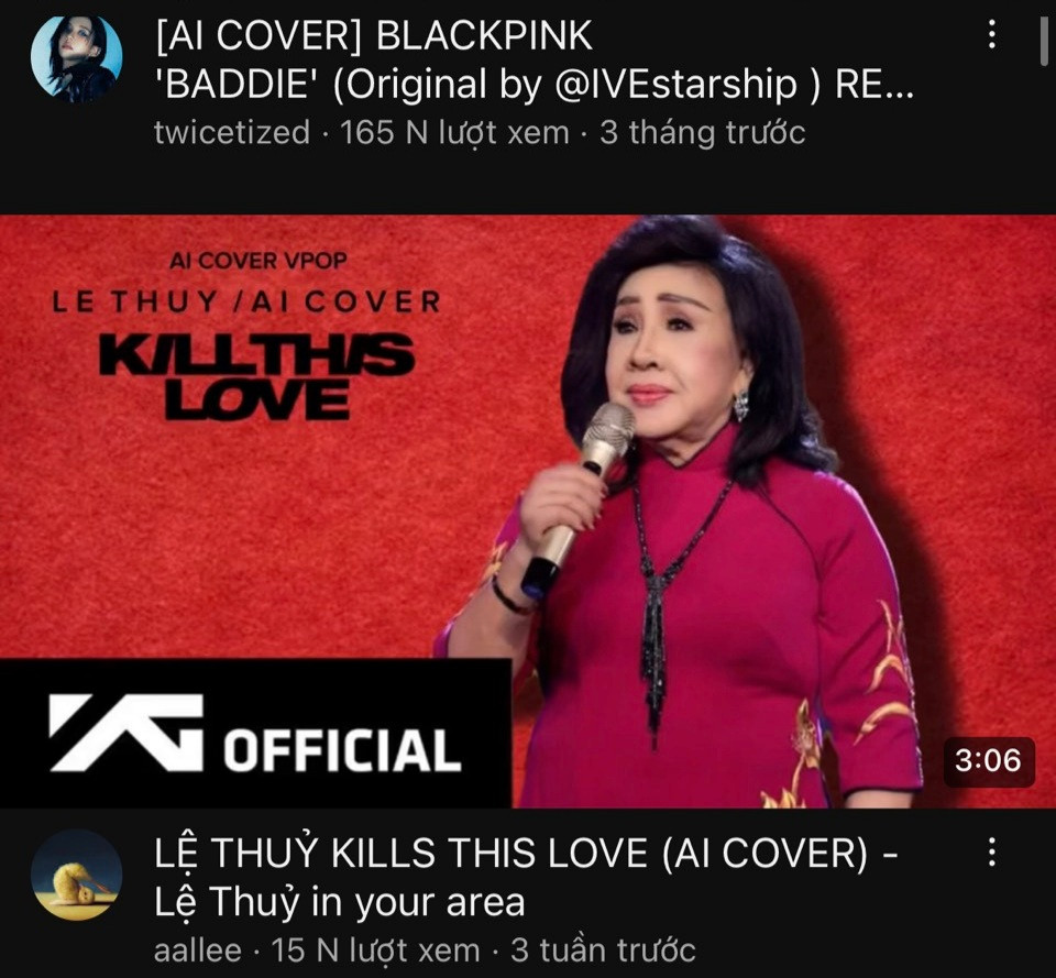Hình ảnh trên clip AI bắt chước giọng NSND Lệ Thủy Hình ảnh trên clip AI bắt chước giọng NSND Lệ Thủy