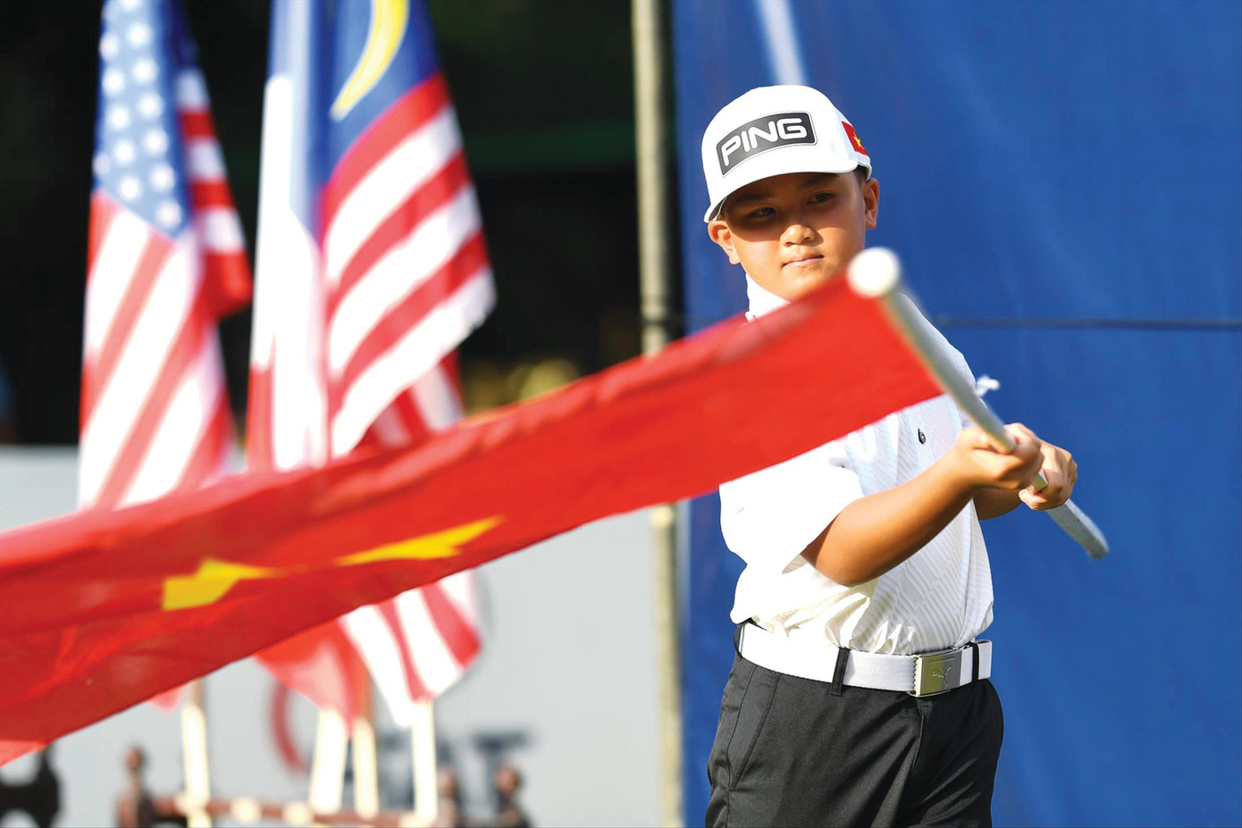 Golfer nhí Nguyễn Bảo Phát thi đấu ở giải trẻ Thái Lan Golfer nhí Nguyễn Bảo Phát thi đấu ở giải trẻ Thái Lan