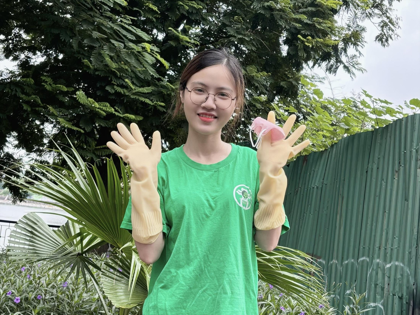 Bạn Bùi Bích Phương (SN 1998), một thành viên tham gia CLB Hà Nội Xanh