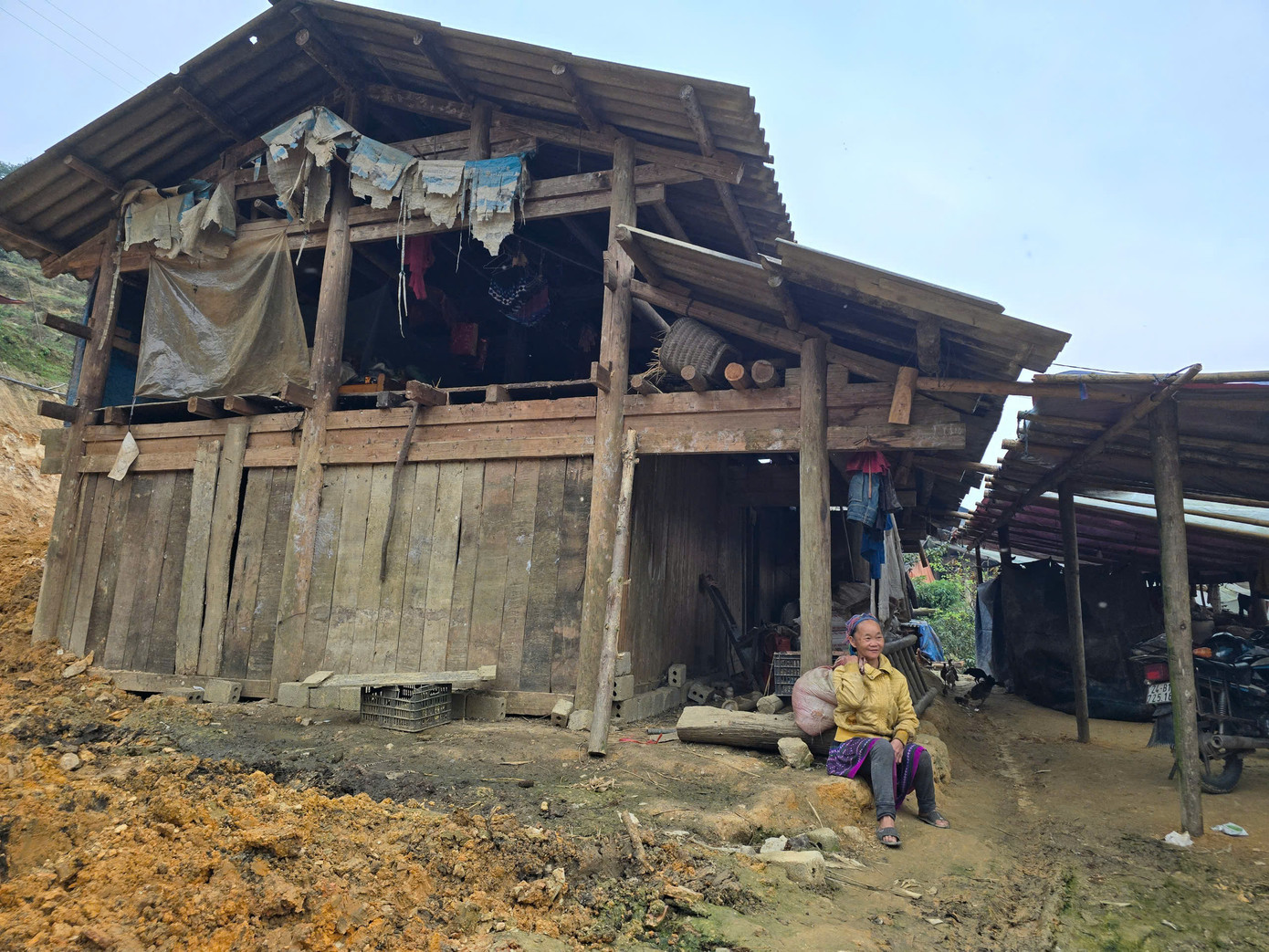 Căn nhà anh Vàng Seo Dín thôn Nàn Tiểu Hồ xã Tung Chung Phố huyện Mường Khương