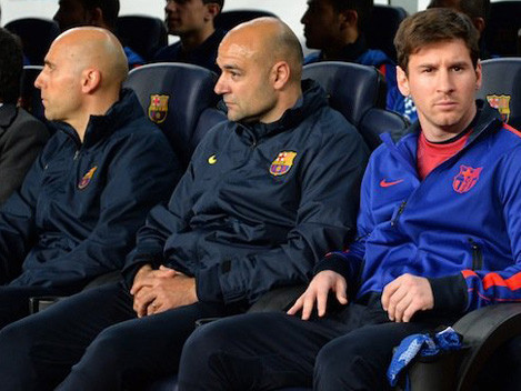 Barca không còn là mình khi Messi ngồi trên ghế dự bị