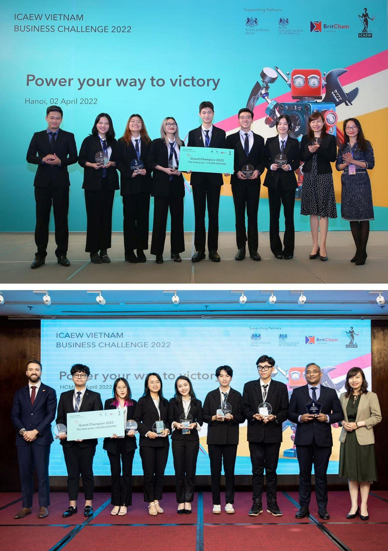 Đội The Novice từ cơ sở Hà Nội, Đại học RMIT (ảnh trên) và đội Pyons (ảnh dưới) là hai đội Việt Nam tham dự vòng thi khu vực sau khi giành giải Quán quân vòng quốc gia vào đầu tháng 4/2021.