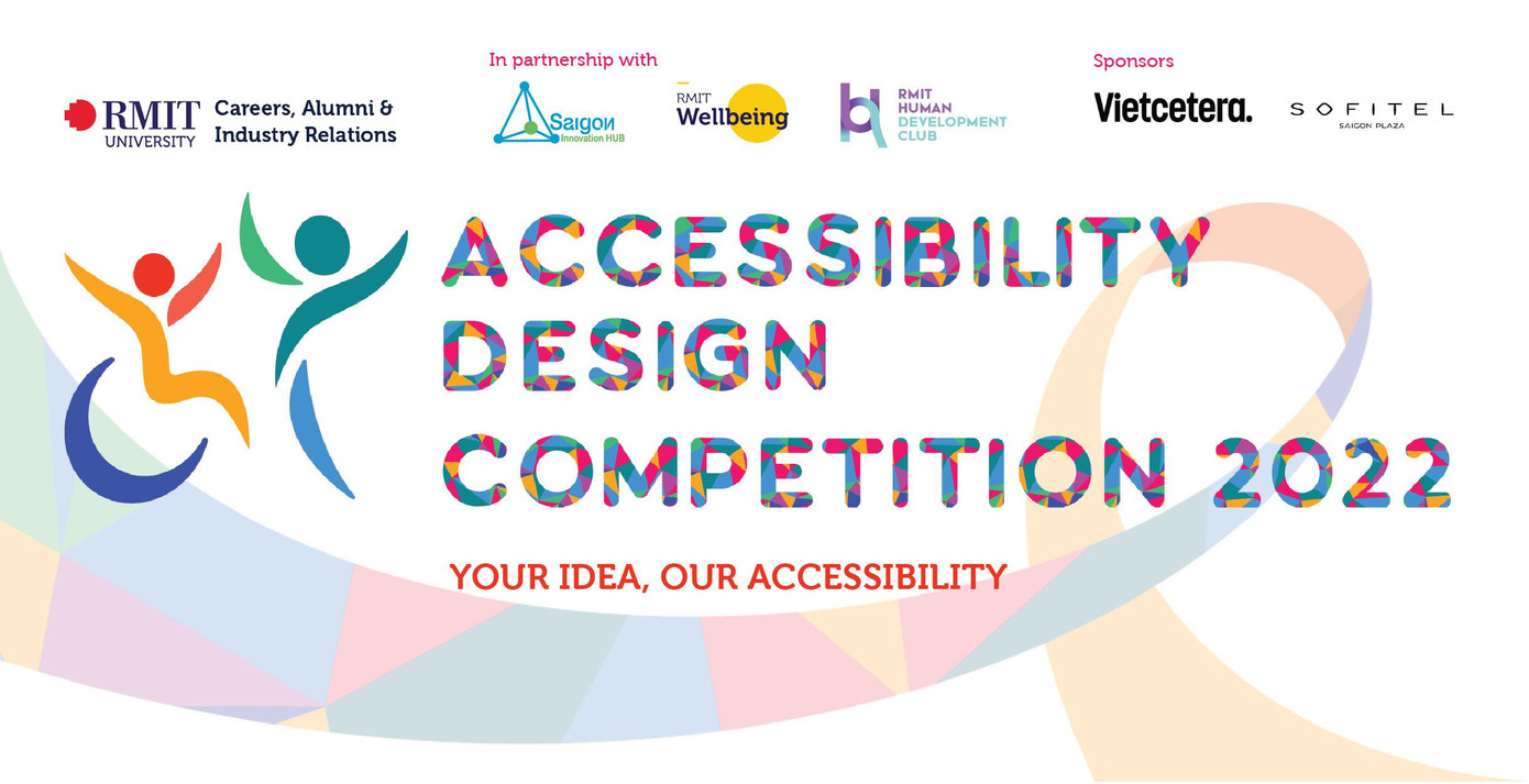 Poster cuộc thi thiết kế Accessibility Design Competition 2022