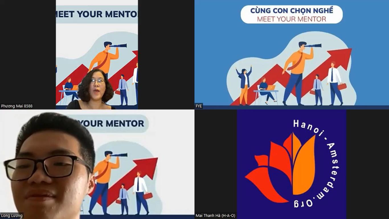 Buổi tư vấn hướng nghiệp 1:1 về ngành Y giữa Mentor Lê Thị Phương Mai và Mentee Lương Sinh Long. Buổi tư vấn hướng nghiệp 1:1 về ngành Y giữa Mentor Lê Thị Phương Mai và Mentee Lương Sinh Long.