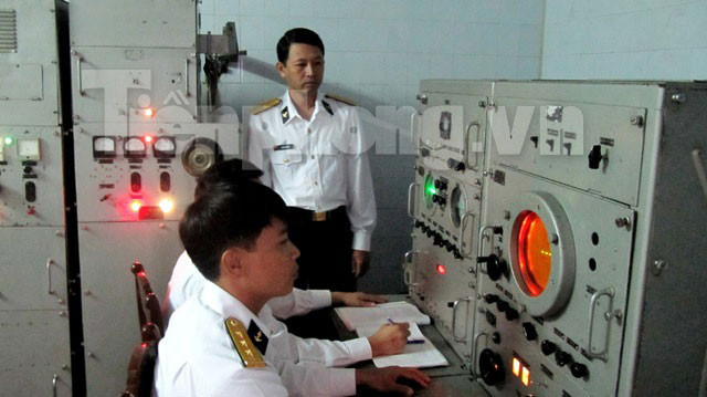 Quan sát mục tiêu trên màn hiện sóng