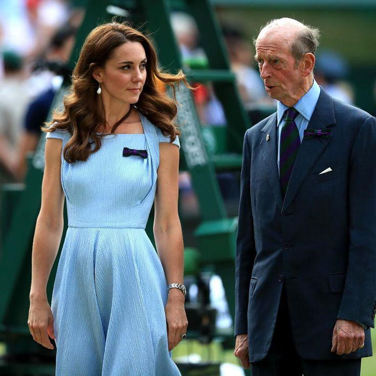 Kate Middleton và thân vương Edward - cựu chủ tịch AELTC.