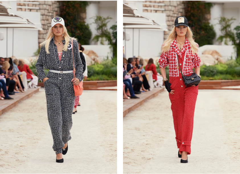 Chanel cổ điển với cách kết hợp mới như mũ lưỡi trai chẳng hạn, tạo nên sự trẻ trung của thời đại.