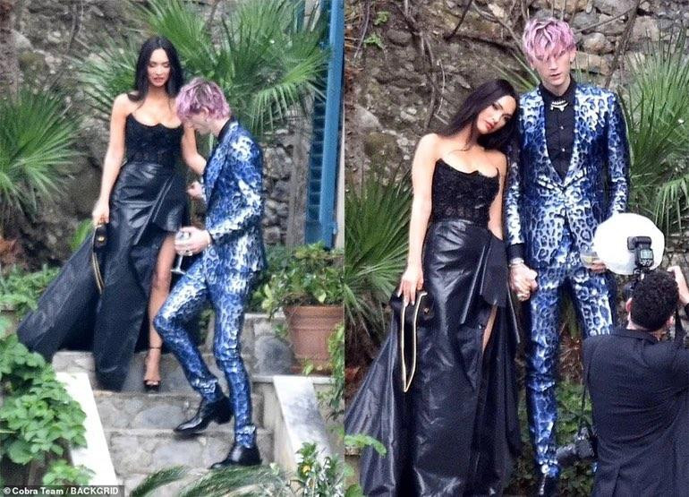 Machine Gun Kelly và Megan Fox là khách mời trong đám cưới. Machine Gun Kelly và Megan Fox là khách mời trong đám cưới.
