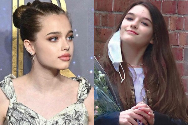 Công chúa Bờ Tây (Shiloh) và công chúa Bờ Đông (Suri) đều đang ở tuổi 16 rực rỡ.