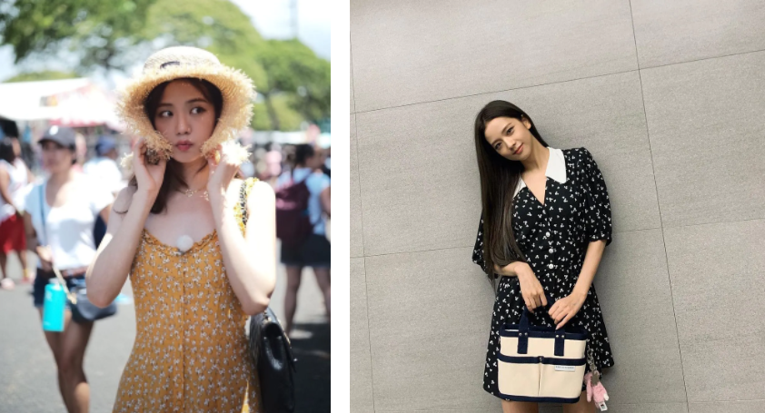 Đầm in hoa nhỏ mang đậm không khí retro. Đầm in hoa nhỏ mang đậm không khí retro.