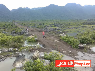 Hiện trường nơi nhóm côn đồ bị cả làng đánh